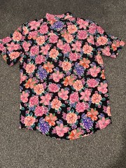 SS Flower Viscase Shirt