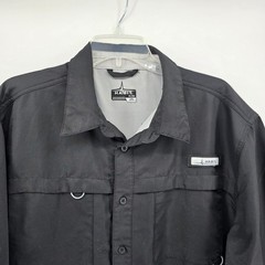 Habit Men’s Short Sleeve Blue Springs XL 40 UPF Quick Dry Shirt Rip Stop Fishing