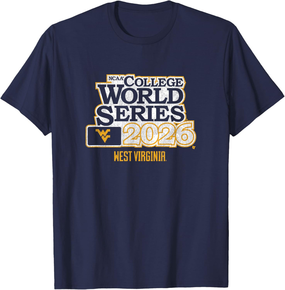 2026 College World Series – WVU Mountaineers Baseball T-Shirt