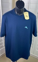 Tommy Bahama ‘Practice Your Swing’ Navy T-Shirt ST227017TX, Men’s M – NWT $49.50