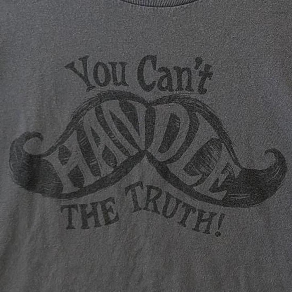 Grey and Black vintage 90s graphic tee with “You Can’t Handle The Truth” print