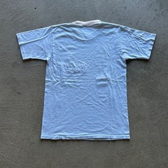 Vintage 70s California Shirt Size Medium Light Blue Venice Beach Los Angeles