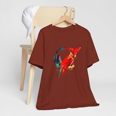 Premium T-SHIRT Maroon Blend Perfect for Music Lovers, Casual Wear, by Crox
