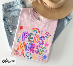 Peds Nurse Shirt Pediatric Nurse Medical Healthcare RN Unisex Graphic Tee