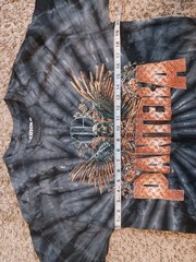 Pantera Cowboys From Hell World Tour T-Shirt Size Large 2023 Gray Tie Dye
