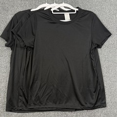 NEW Hanes Mens M Cool DRI Performance T-Shirts Black Moisture Wicking Gym 3 pack