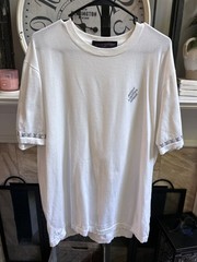 $1010 LOUIS VUITTON LV Short-Sleeved Cotton Crewneck T-Shirt – Milky White – XL