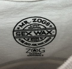 Mr. Zogs Sex Wax Men White T Shirt Size S Graphic Print Cotton Short Sleeve