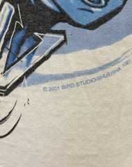 Vintage Y2K 2001 Dragonball Z Shirt Goku Vs Vageta Size Large White Grail