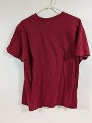 Gildan Dark Red 50/50 Cotton Poly Blend Unisex Fabric Mens Womens
