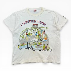 Vintage Lai See Shirts T Shirt Men’s XL White I Survived China Single Stitch