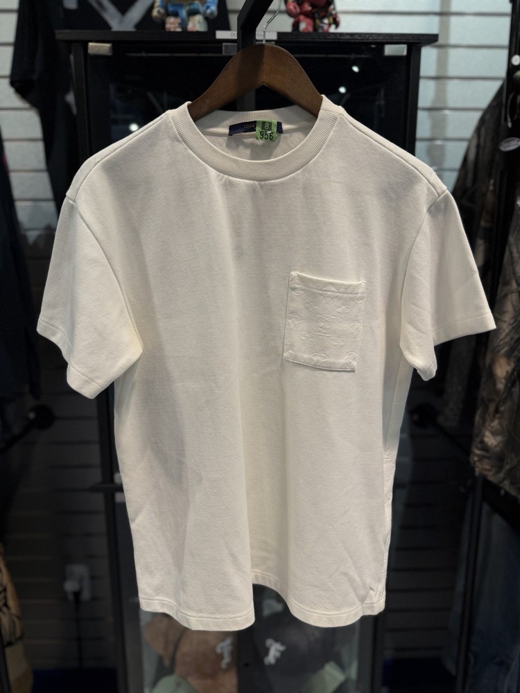 Louis Vuitton Reverse Logo T-Shirt White Monogram Print Size (S) Authentic