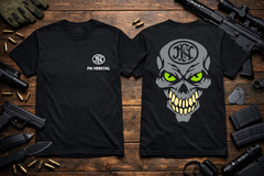 FN Herstal Skull T-Shirt Heavyweight S M L XL 2XL 3XL 4XL 5XL