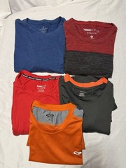 Lot Of 5 Assortment Of XL Shirts Short Sleeve(Reebok, C9, AE, Aeropostale)