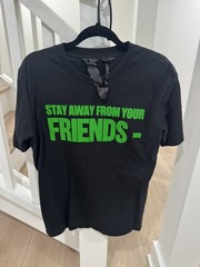 RARE VLONE Stay Away From Your Friends Tee M 100% Authentic