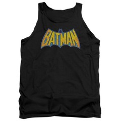 BATMAN NEON DISTRESS LOGO Licensed Men’s Tank Top Sleeveless Tee SM-2XL