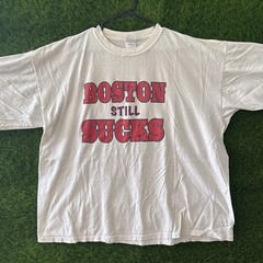 Boston Still Sucks” Novelty Rivalry Tee Chest: 24in / Length: 25in / Tagged 2XL