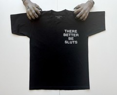 Assholes*s Live Forever- There Better Be $luts T Shirt Sz M Black ALF Funny Tee
