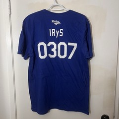 2025 Official Dodgers x Hololive T-shirt IRyS Size XL Extra Large NEW