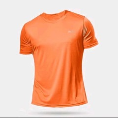 Unisex Atheltic Cut, Training Shirt Breathable Elastic Fitness Gym T Shirt