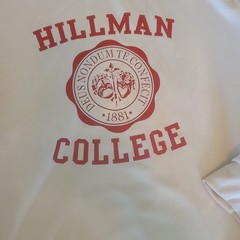 Hillman College Mens Extra Large Brown Sweatshirt Hoodie Pullover