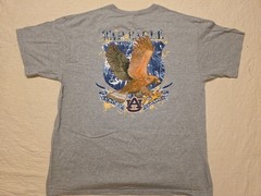 Guy Harvey Graphic T Shirt Auburn Tigers Gray 2XL