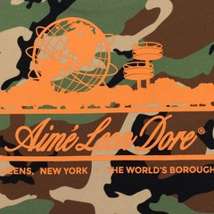 NWT AIME LEON DORE MULTICOLOR CAMO UNISPHERE T-SHIRT SIZE M $100