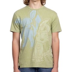 Leafeon & Glaceon Green Relaxed Fit Crew Neck T-Shirt
