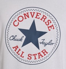 Converse Men’s Lot of 3 Logo Crew Tees in Black, White & Blue Pick Your Size NWT