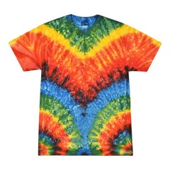 Tie Dye T-Shirts Multi-Color Adult XL 100% Cotton Colortone