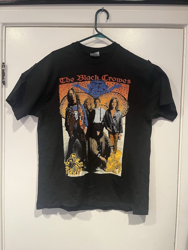 1992 Black Crowed High As The Moon Band Tshirt (READ DESCRIPTION)