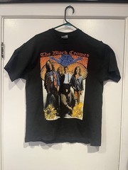 1992 Black Crowed High As The Moon Band Tshirt (READ DESCRIPTION)