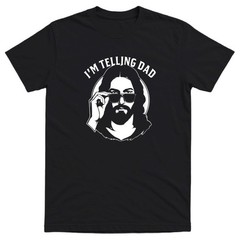 Funny Jesus “I’m Telling Dad” Meme Shirt – Religious Humor – Gift