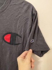 Champion Small T-Shirt Short Sleeve Crew Neck Classic Tagless 100% Cotton