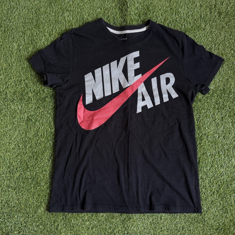 Nike T Shirt Nike Air Black Mens Size L Slim Fit Athletic Dept Made in Australia