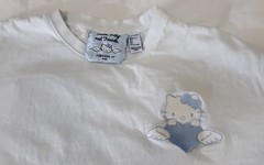 Sanrio Hello Kitty Friends Forever 21 Blue Angels Men L Cotton T-shirt Blue