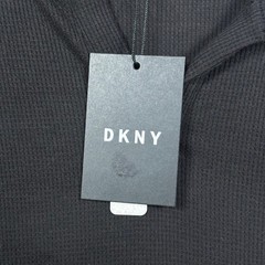 DKNY Men Black Long Sleeve Ribbed Soft Henley Shirt Size Small NWT MSRP $59.50