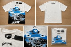 Godspeed Men’s White Graphic (all sizes message size when purchased)