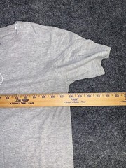 Adidas International The Go To Tee Shirt Men Small Gray Blended Fabric Crew Neck
