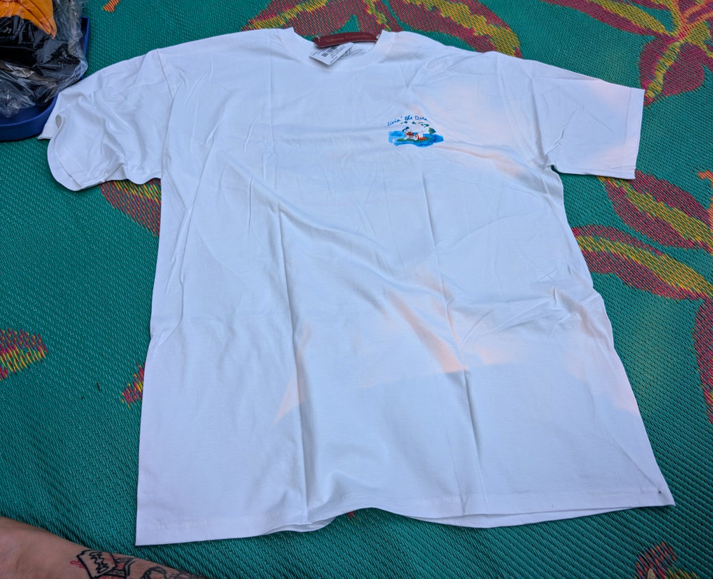 Hawaii Disney Donald Duck Size XXL Crazy Shirts Graphic Short Sleeve Crew Neck