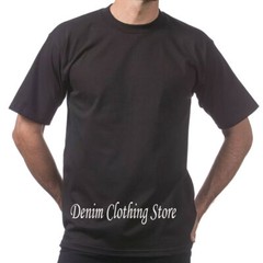 1 NEW PRO CLUB MEN’S BLANK HEAVY WEIGHT CREW NECK SHORT SLEEVE T-SHIRT S – 10XL