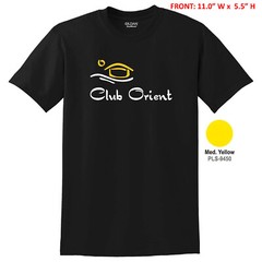Club Orient T-shirt – Adult S-3X – Choose from 5 Shirt Color Options NEW!