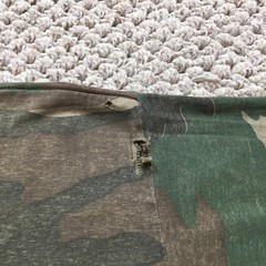 VIntage 80s Camo T-Shirt Mens XL Green Pocket Screen Printing Design Logo Cool