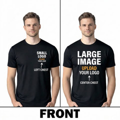 Bulk Lot of 100 Custom Printed T-Shirts Front Back Print Gildan Unisex T-Shirt