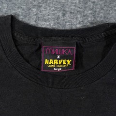 Mishka x Harvey Comic Classics Casper T-Shirt Large Black USA Made Graphic Tee