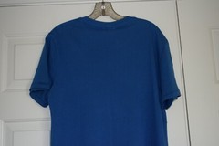 Alternative tear away label Size M Royal Blue Outsider tee Short Sleeve Shirt