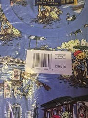 Polo Ralph Lauren Blue Polo Bear Paris Graphic T-Shirt Size 2XB New With Tag