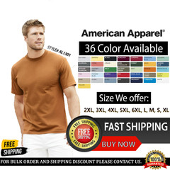 American Apparel AL1301 Unisex Heavyweight Cotton T-Shirt