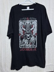 Dungeons & Dragons Acererak Demilich Card T-Shirt Men’s 3XL Black DND Gaming Tee