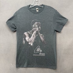 Stephen Curry T-Shirt Mens Small 2022 Finals MVP Graphic Charcoal Grey Gildan